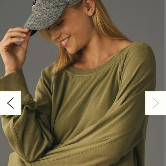 Anthropologie Daily Practice Bubble Sweatshirt. BNWT. - Picture 2 of 9
